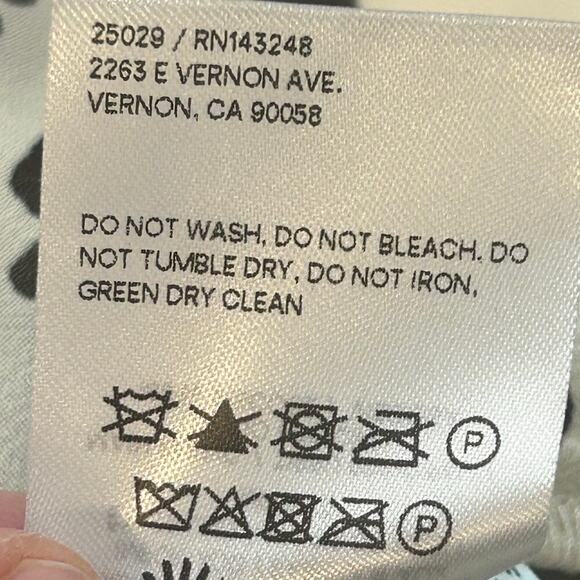 Reformation romance leopard print semi sheer tie long sleeve blouse size M - Picture 6 of 7